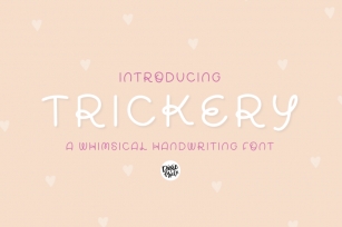 TRICKERY Handwriting Font Font Download