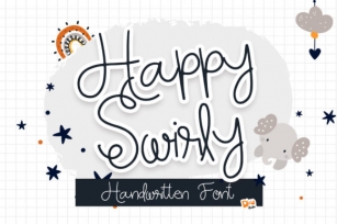 Happy Swirly Font Download