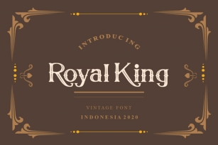 Royal King Vintage Serif Modern Font Font Download