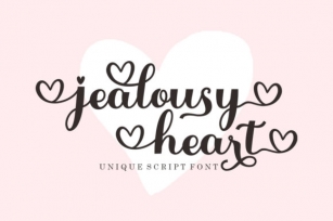 Jealousy Heart Font Download