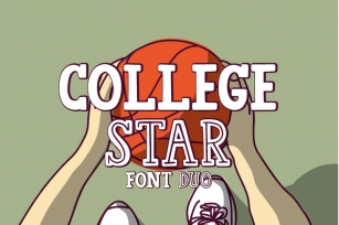 College Star Font Duo | LoveSVG Font Download