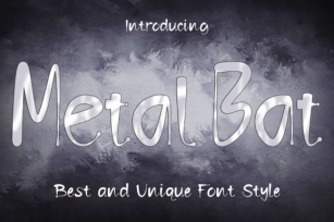 Metal Bat Font Download