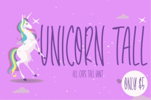 Unicorn Tall Font Download