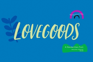 Lovesgoods Handwritten Font Download