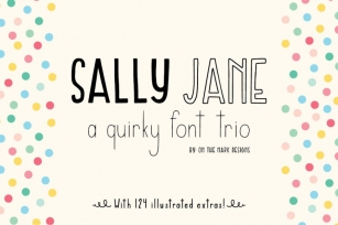 Sally Jane San Serif Font Trio Font Download