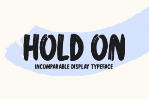 Hold On Font Download