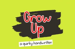 Grow Up Font Download