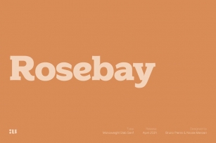 Rosebay Slab Font Download
