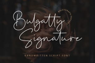 Bulgatty Signature Font Download