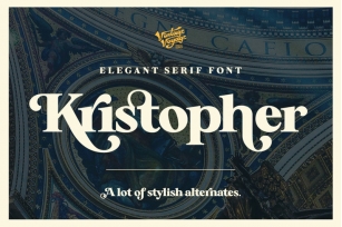 Kristopher.  A stylish Serif -30% Font Download