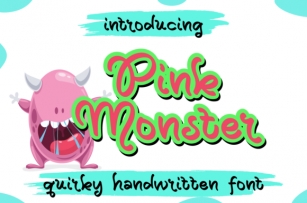 Pink Monster Font Download