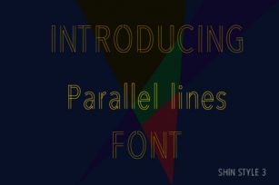 Parallel Lines Font Download
