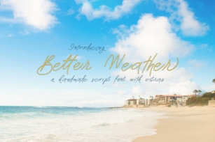 Better Weather Font Download