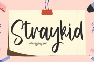 Straykid Font Download