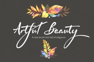 Artful Beauty brush font Font Download
