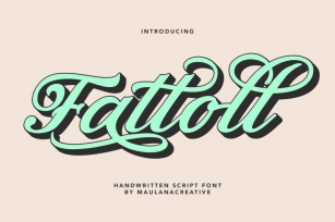 Fattoll Handwritten Script Font Font Download
