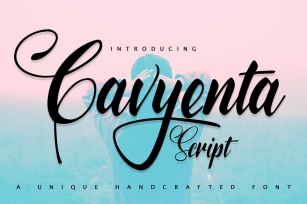 Cavyenta | A Unique Handcrafted Font Font Download