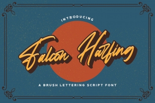 Falcon Harfing Font Download