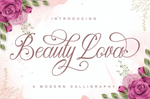 Beauty Lova a modern calligraphy Font Download