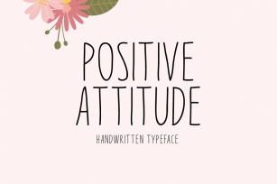 Positive Attitude Typeface Font Download