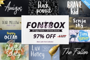 The FontBox Mini 97% OFF Font Download