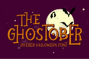 Ghostober | Halloween Layered Font Font Download
