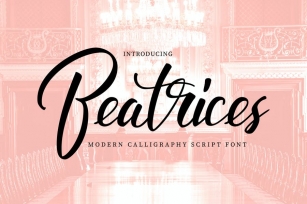 Beatrices | Modern Calligraphy Script Font Font Download