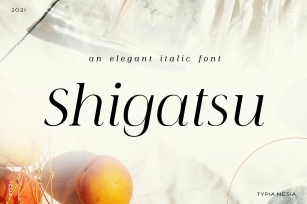 Shigatsu Italic Serif Font Download