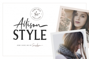 Allison Style - Font Duo Font Download