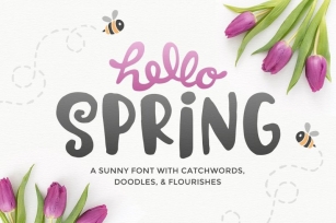 Hello Spring Font Font Download