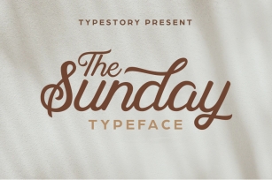 Sunday story typeface Font Download