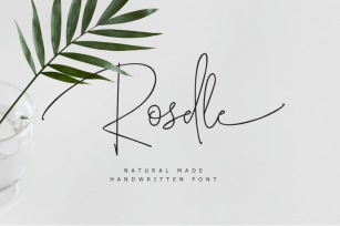 Roselle  Font Download