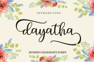 Dayatha Script Font Download