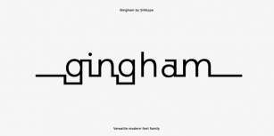 Gingham Font Download
