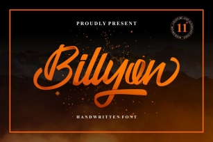 Billyon Handwriting Font Font Download