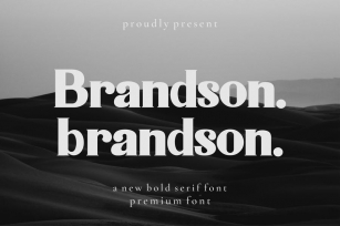 Brandson Serif Font Font Download