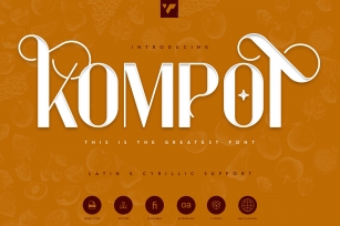 Kompot Display Font Download