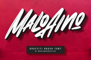 Malo Aino Graffiti Brush Font Font Download