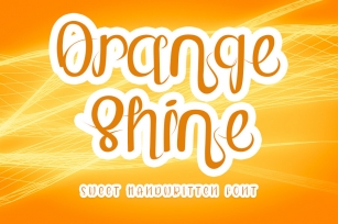 Orange Shine Font Download