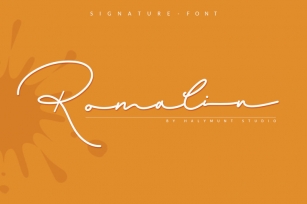 Romalin / Signature Font Download
