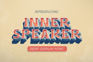 Innerspeaker Serif Display Font Font Download