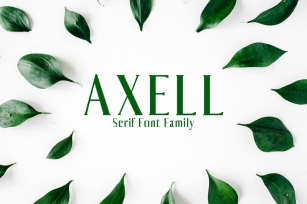 Axell Serif Font Family Font Download