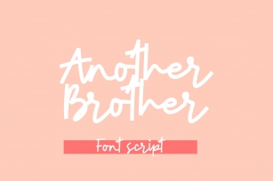 Another Brother Script Font Download