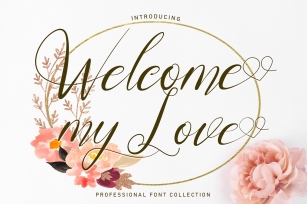 Welcome My Love Font Download