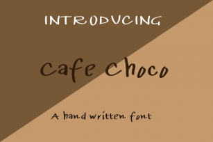 Cafe Choco Font Download