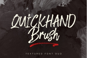 Quickhand Font Duo Font Download