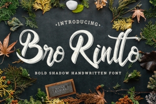 Bro Rintto Shadow Font Font Download
