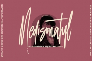 Medisonatyl Signature Font Download
