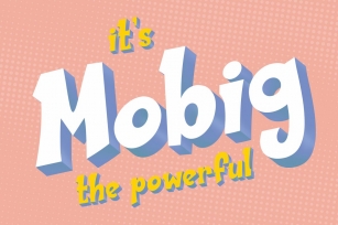 Mobig Font Download