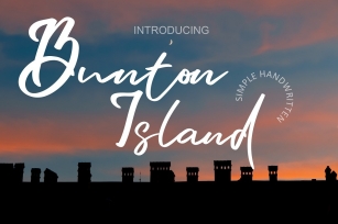 Bunton Island Font Download